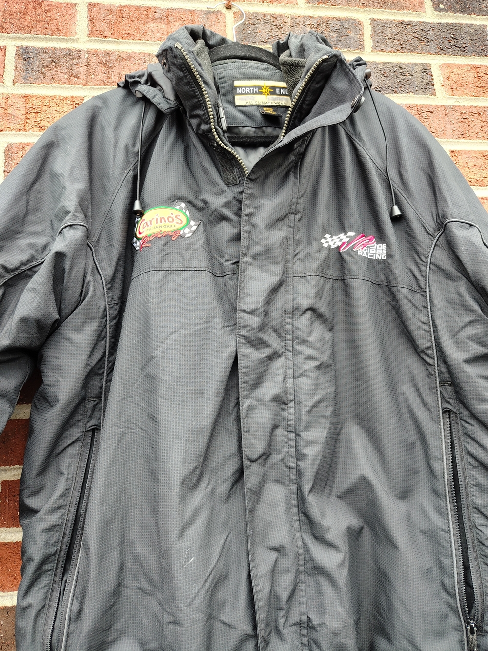 Vintage North End All Climate NASCAR Joe Gibbs Racing #18 Jacket Bobby Labonte